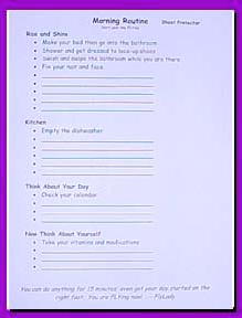 FlyLady Control Journal