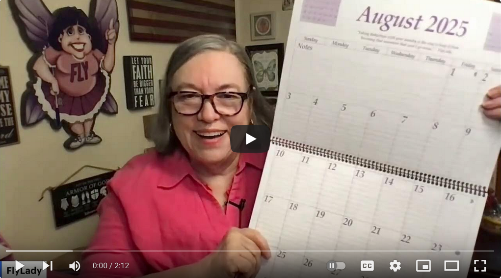 FlyLady 2026 Calendar